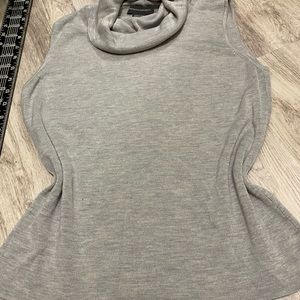 Banana Republic gray cowl neck shell